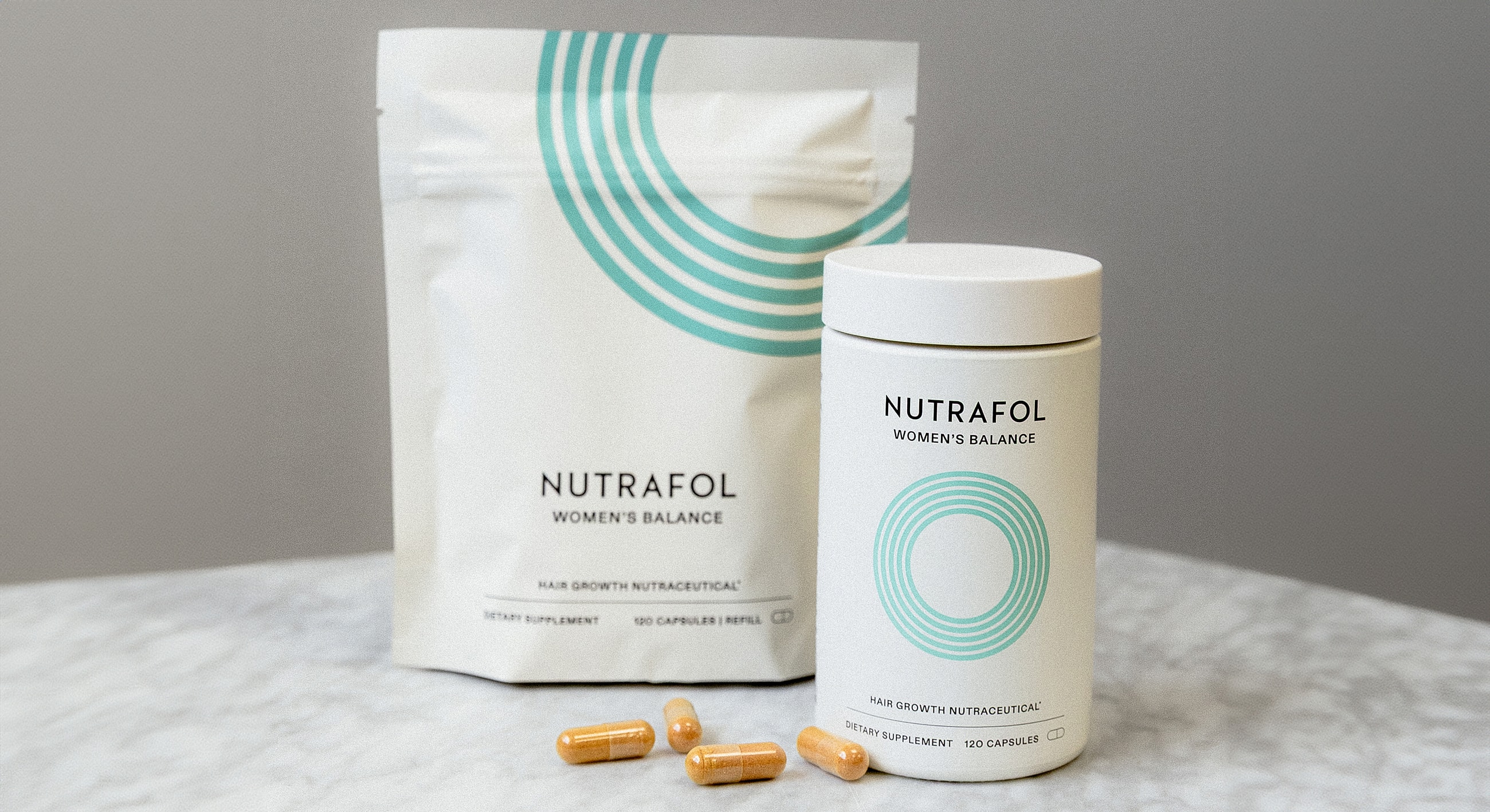 Nutrafol Women's Balance hair growth supplement capsules